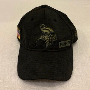 Brand New Without Tags New Era Salute to Service Minnesota Vikings Hat